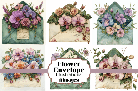 Flower Envelope Watercolor Illustrations: A Designer's Guide