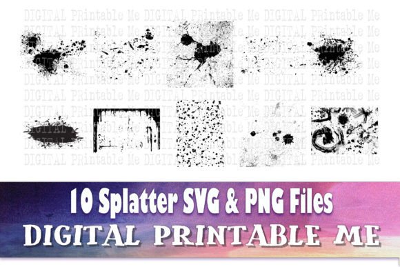 Paint Splatter, Spray SVG Bundle: Unleash Creative Chaos