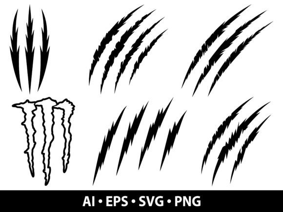 Unleash Fierce Visuals with the Claw Marks SVG Bundle