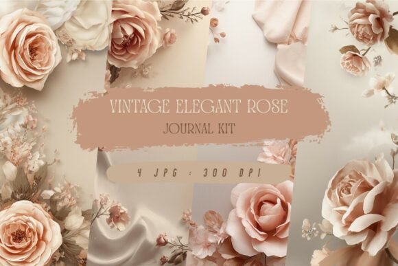 Vintage Elegant Rose Journal Kit: A Designer's Take