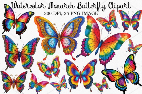 Watercolor Monarch Butterfly Clipart: A Designer's Guide to Vibrant Creativity